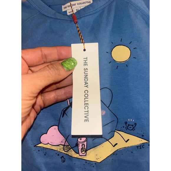 Beach Vibes Graphic Tee – 6 Years NWT - The Sunday Collective - Picture 4 of 5